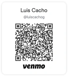Venmo QR Code - https://venmo.com/u/luiscachog